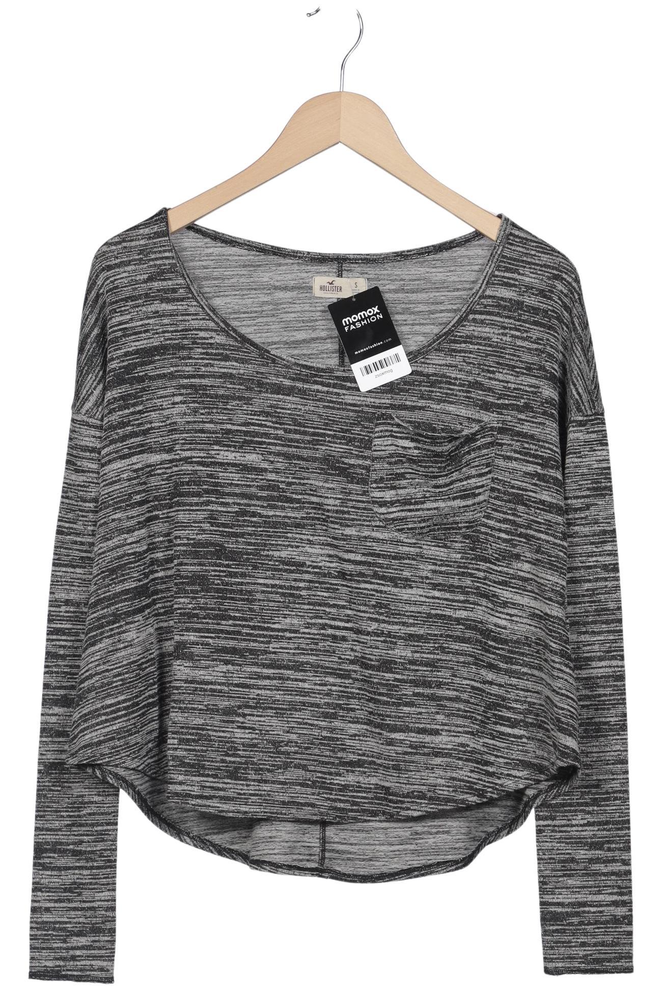 

Hollister Damen Langarmshirt, grau, Gr. 36