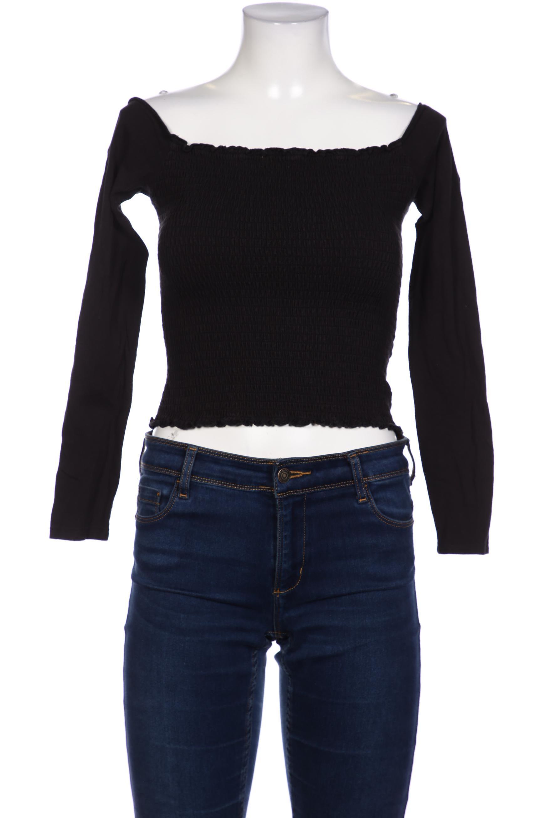 

Hollister Damen Langarmshirt, schwarz, Gr. 42