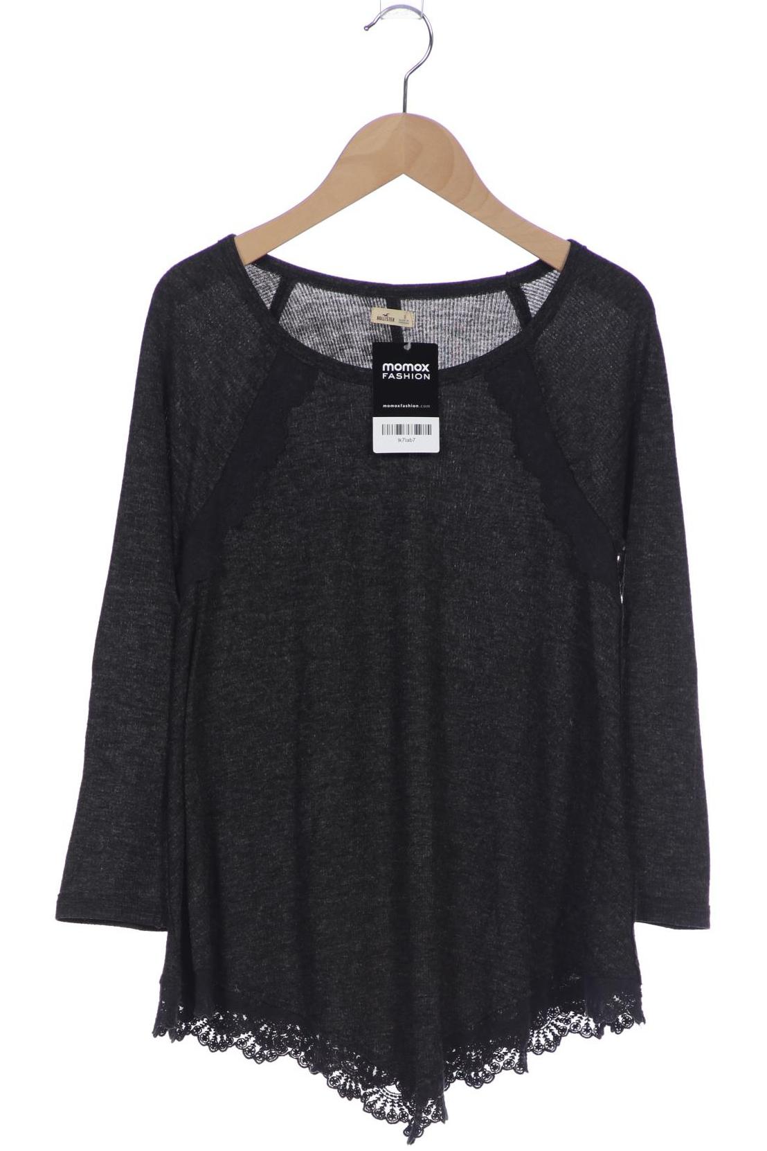 

Hollister Damen Langarmshirt, grau, Gr. 36
