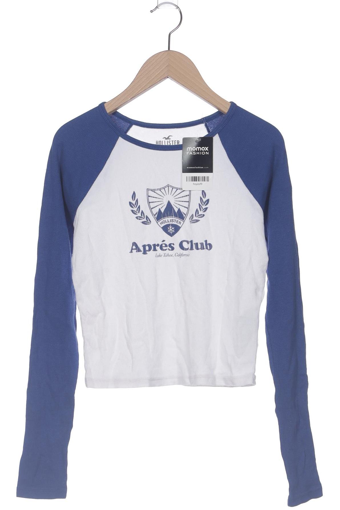 

Hollister Damen Langarmshirt, weiß, Gr. 38