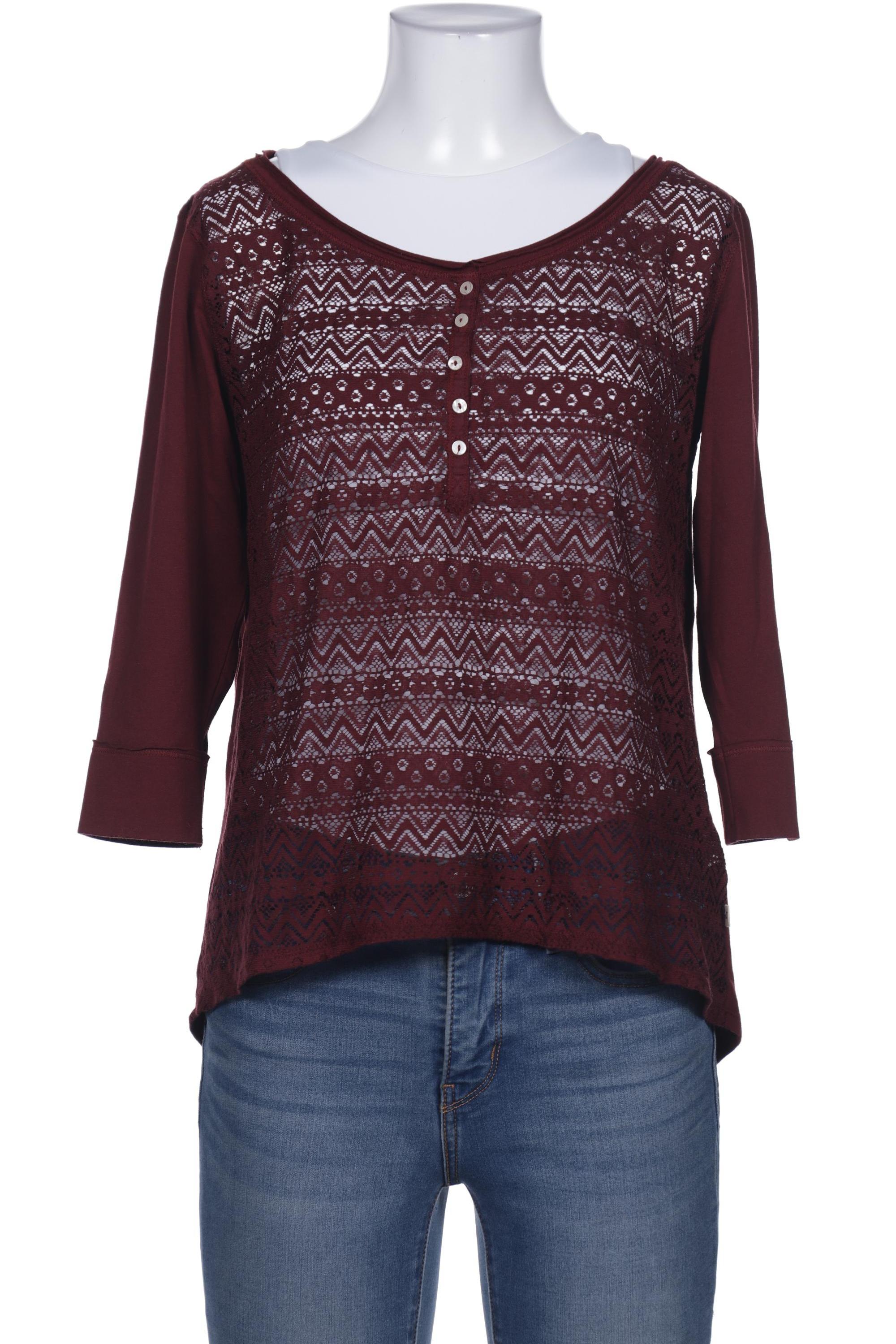 

Hollister Damen Langarmshirt, bordeaux, Gr. 36