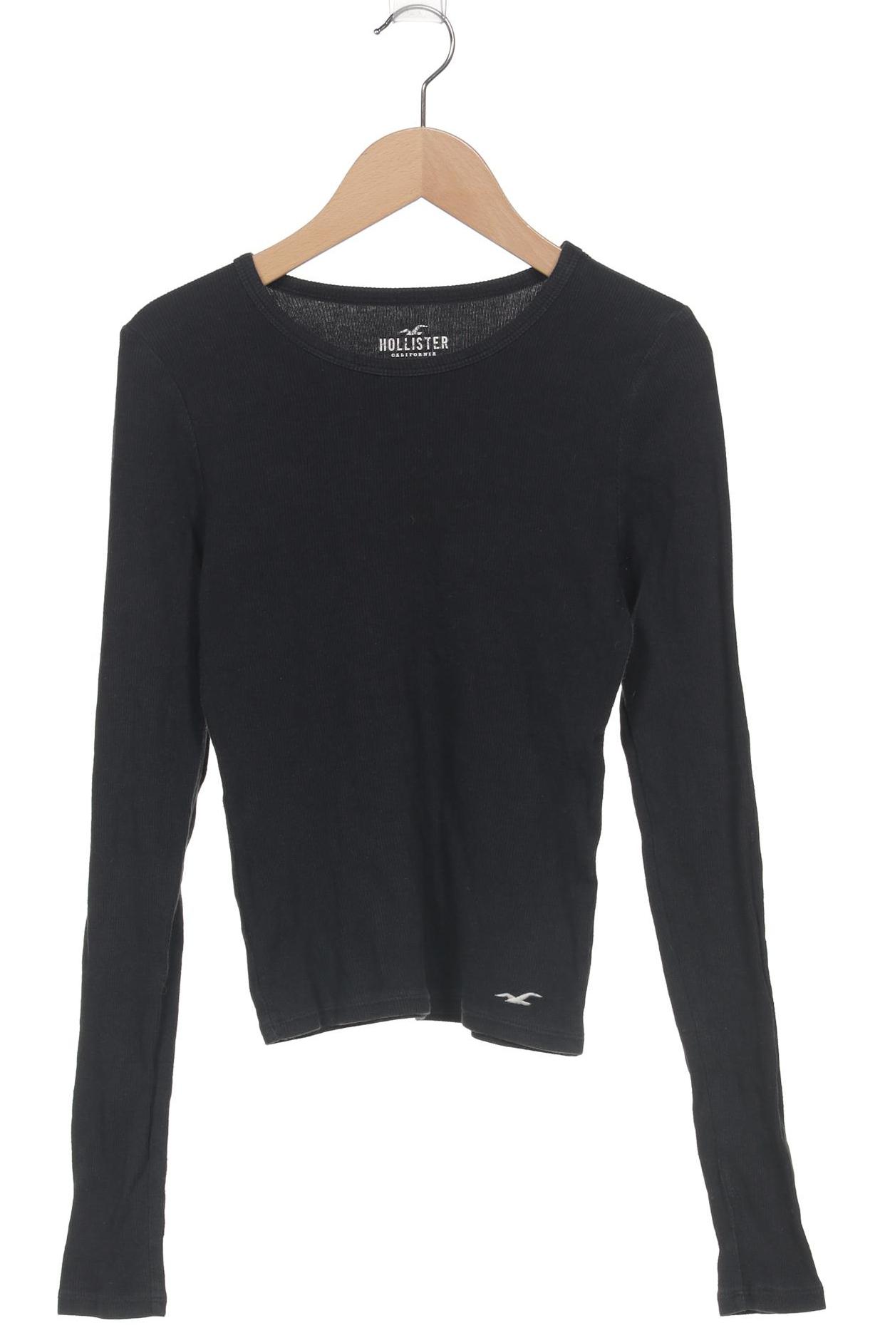 

Hollister Damen Langarmshirt, schwarz, Gr. 34