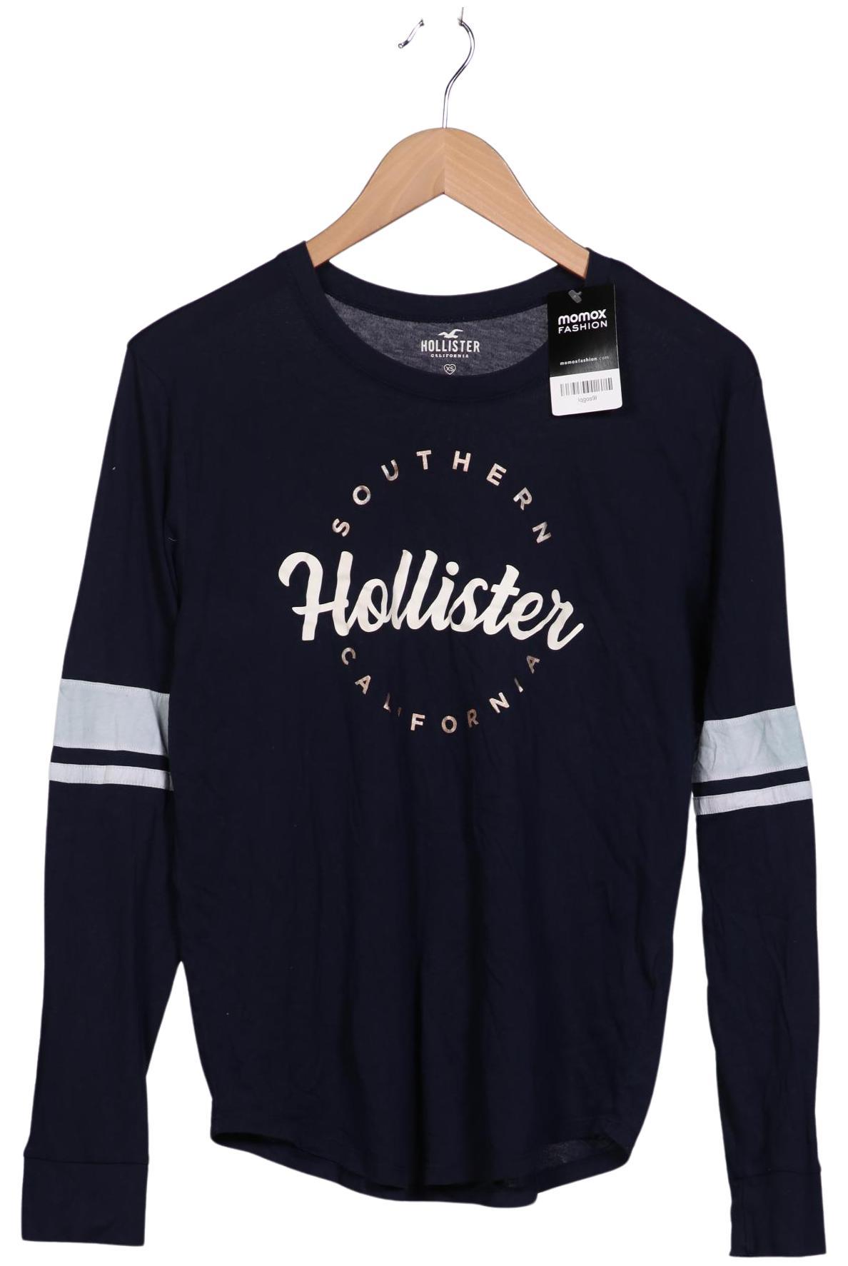 

Hollister Damen Langarmshirt, marineblau, Gr. 34