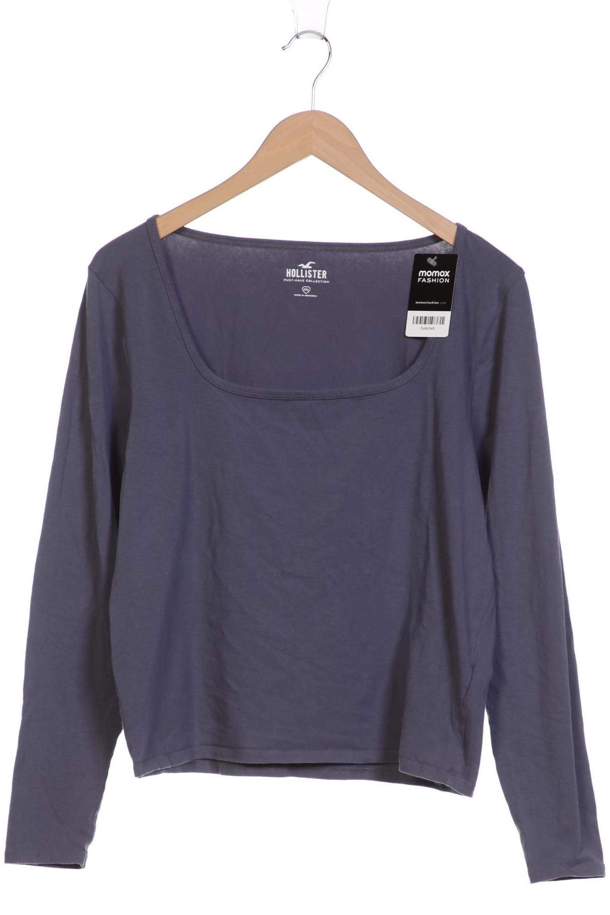 

Hollister Damen Langarmshirt, blau, Gr. 46