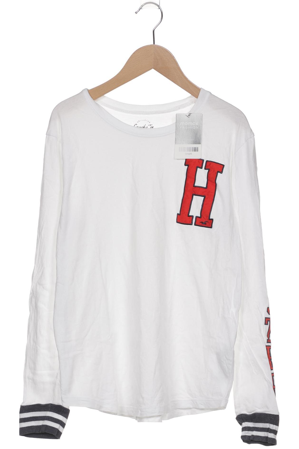 

Hollister Damen Langarmshirt, weiß, Gr. 36