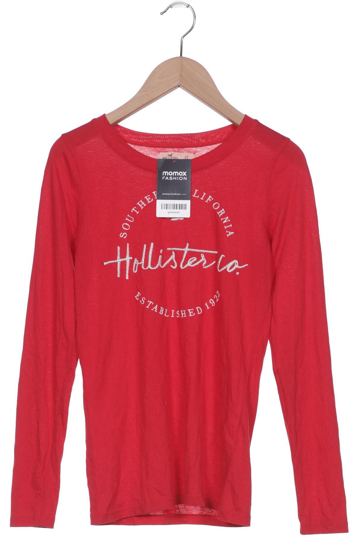 

Hollister Damen Langarmshirt, rot, Gr. 34