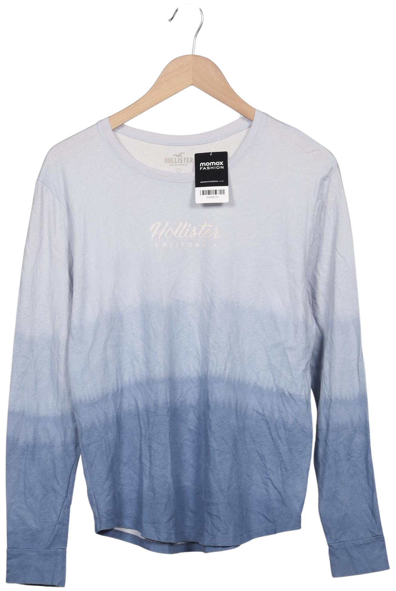 

Hollister Damen Langarmshirt, hellblau, Gr. 36