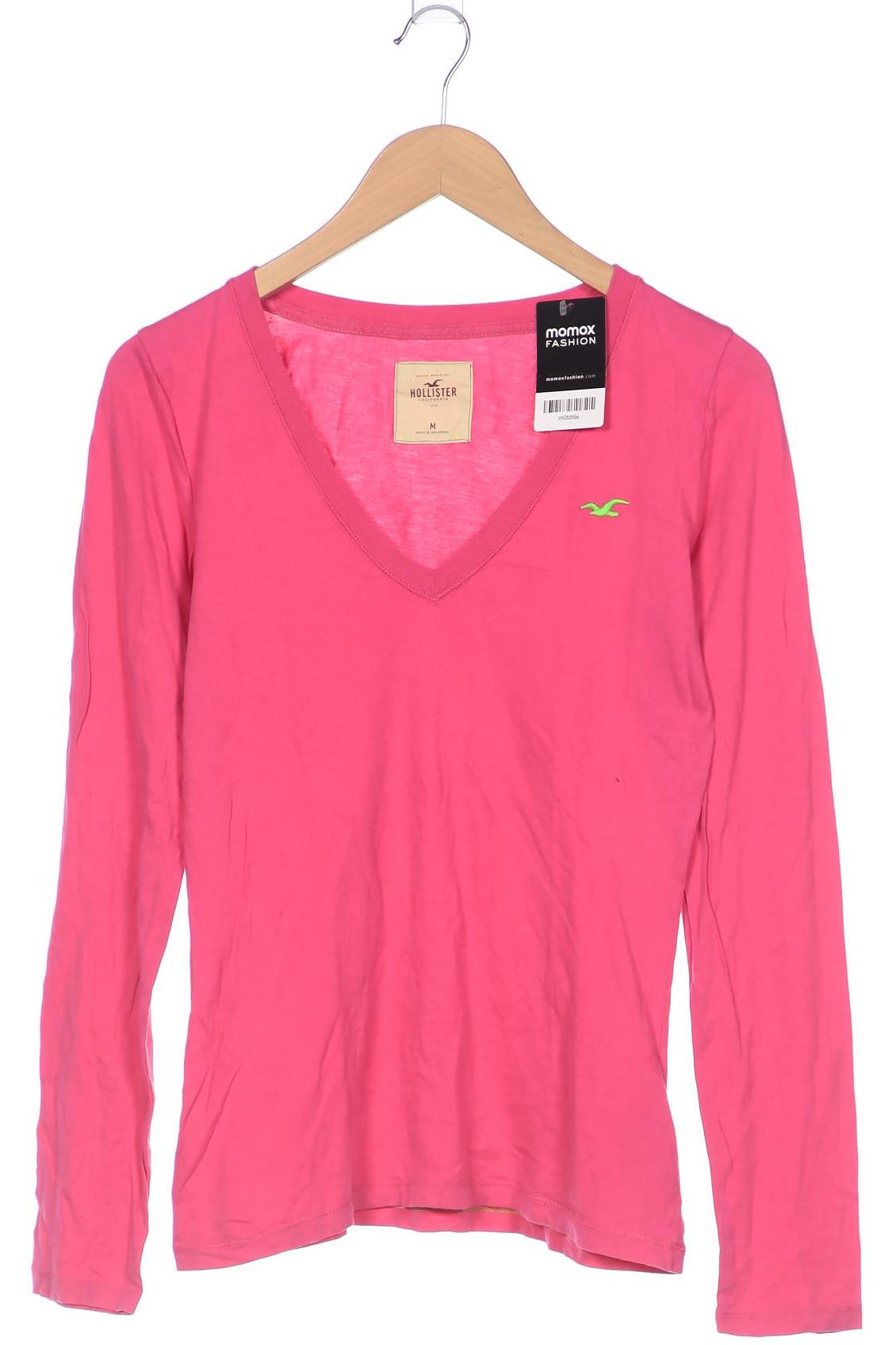 

Hollister Damen Langarmshirt, pink, Gr. 38