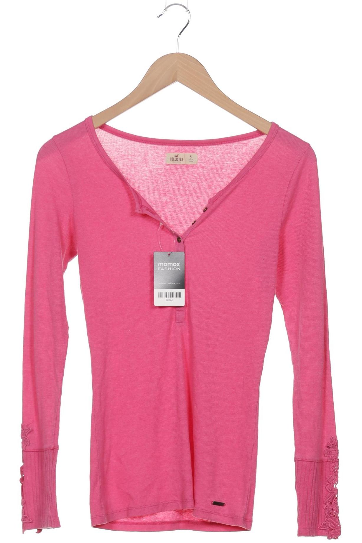 

Hollister Damen Langarmshirt, pink, Gr. 36