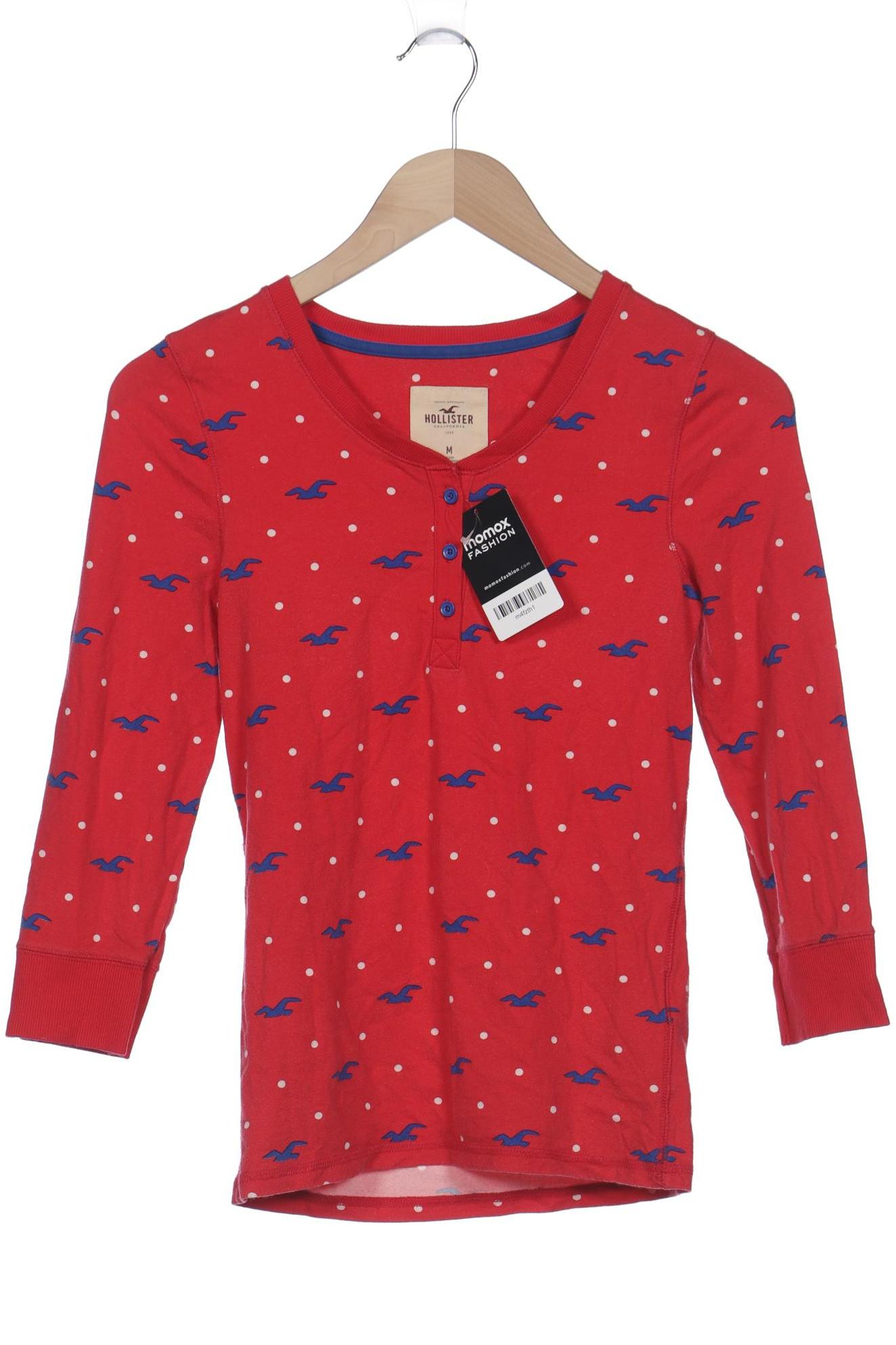 

Hollister Damen Langarmshirt, rot