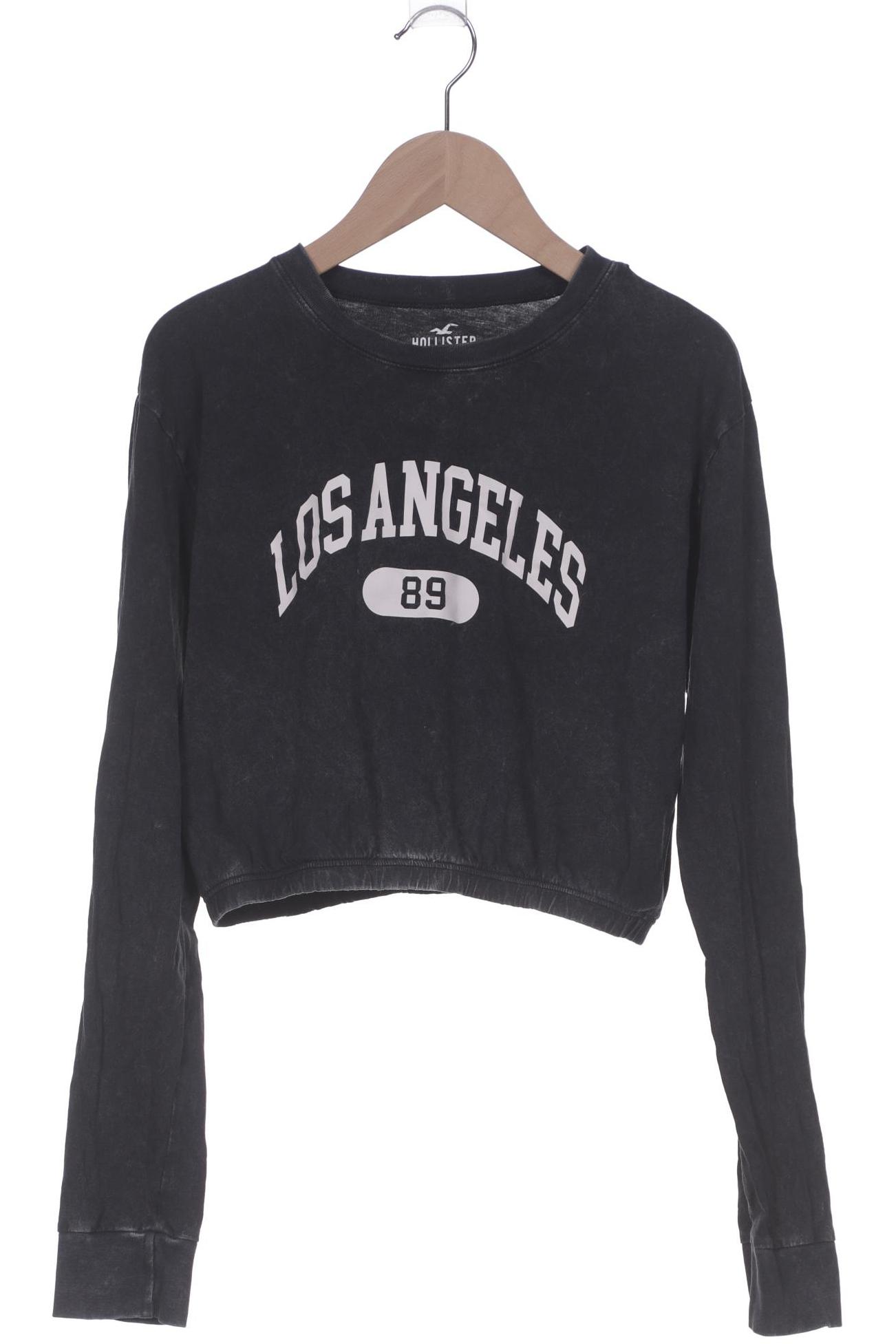 

Hollister Damen Langarmshirt, grau, Gr. 34