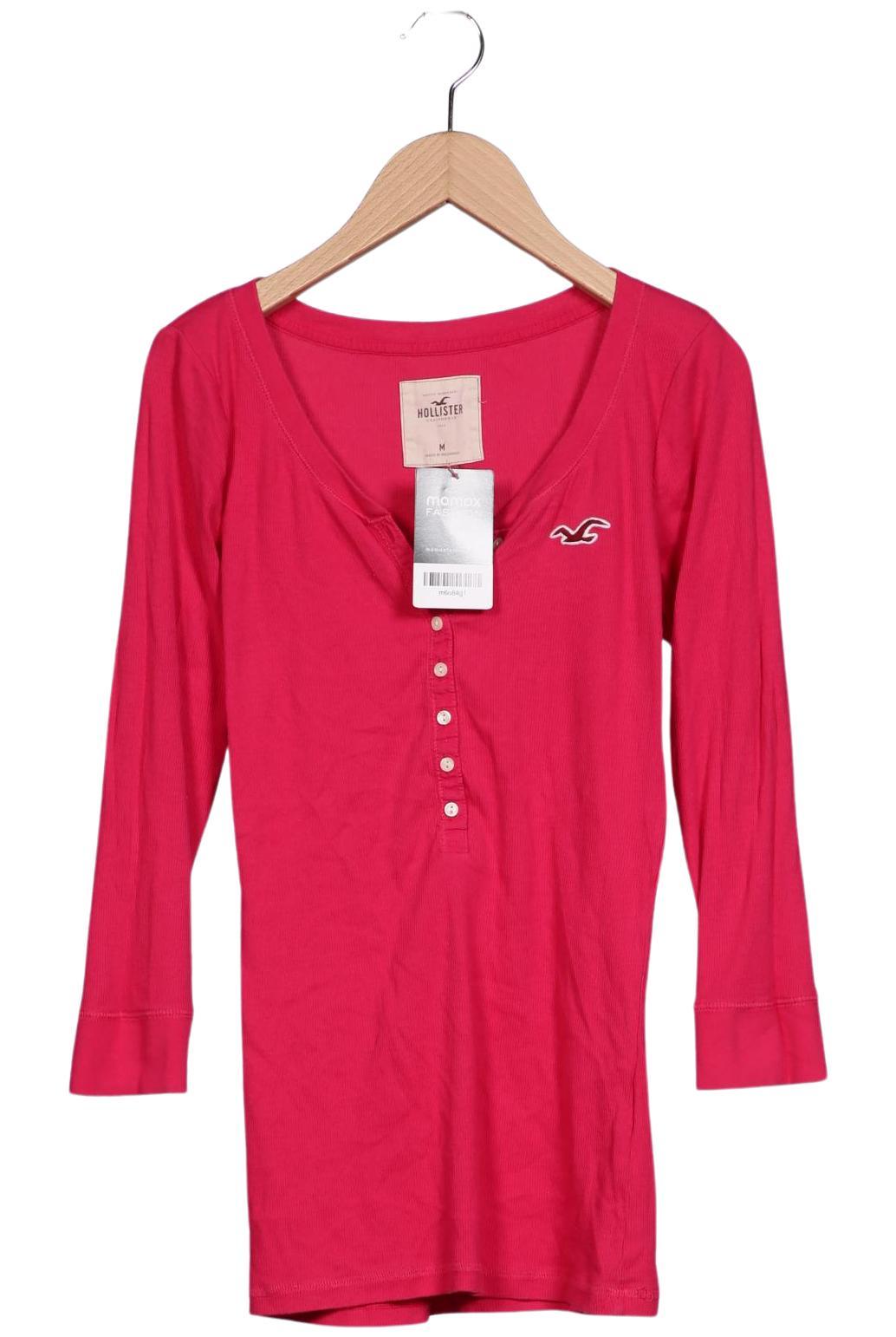 

Hollister Damen Langarmshirt, pink, Gr. 38