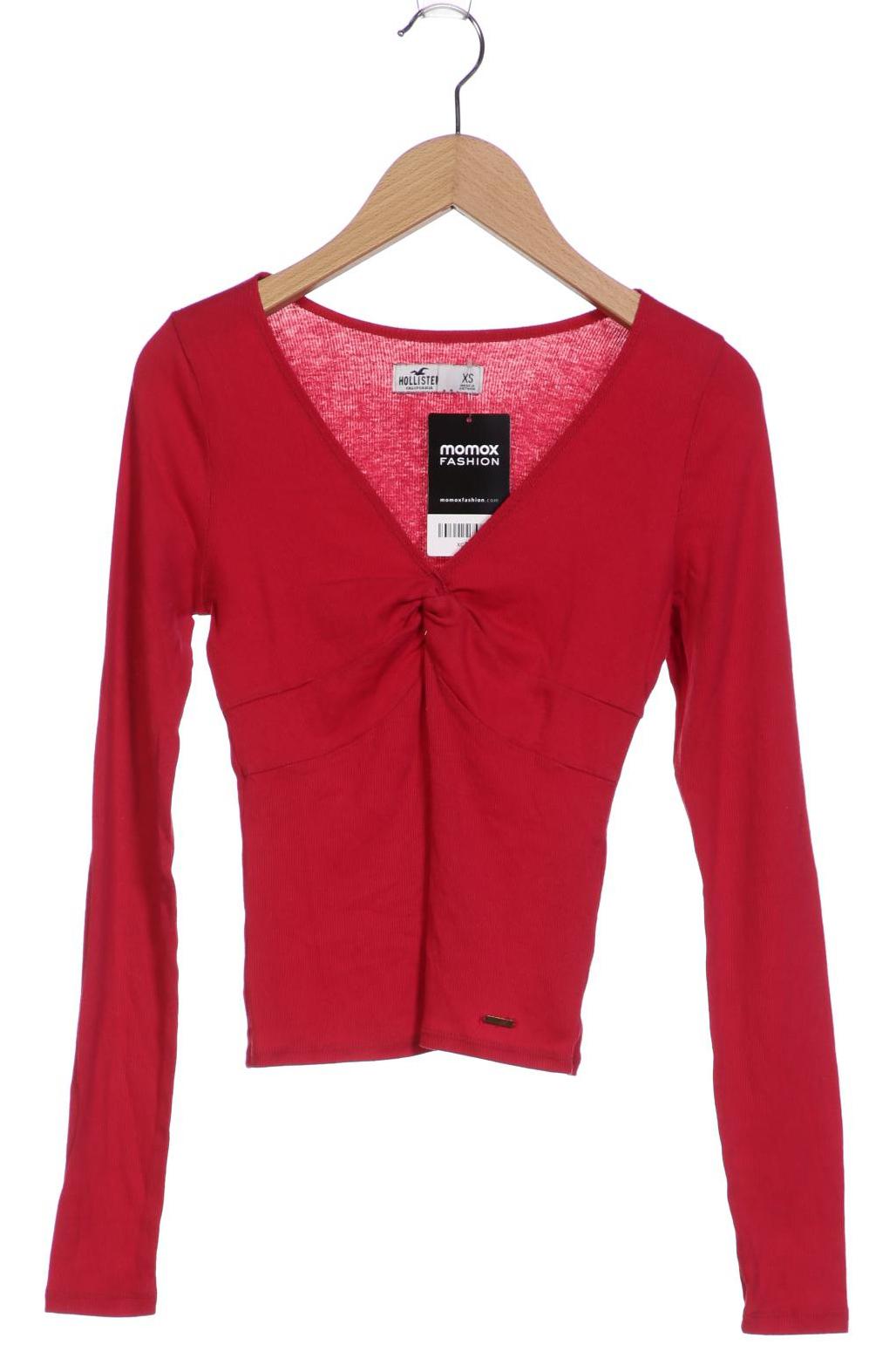 

Hollister Damen Langarmshirt, rot