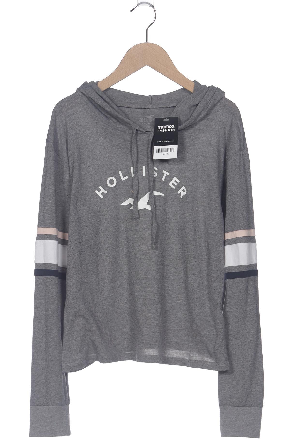 

Hollister Damen Langarmshirt, grau, Gr. 38