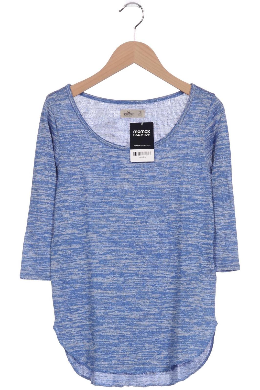 

Hollister Damen Langarmshirt, blau, Gr. 34