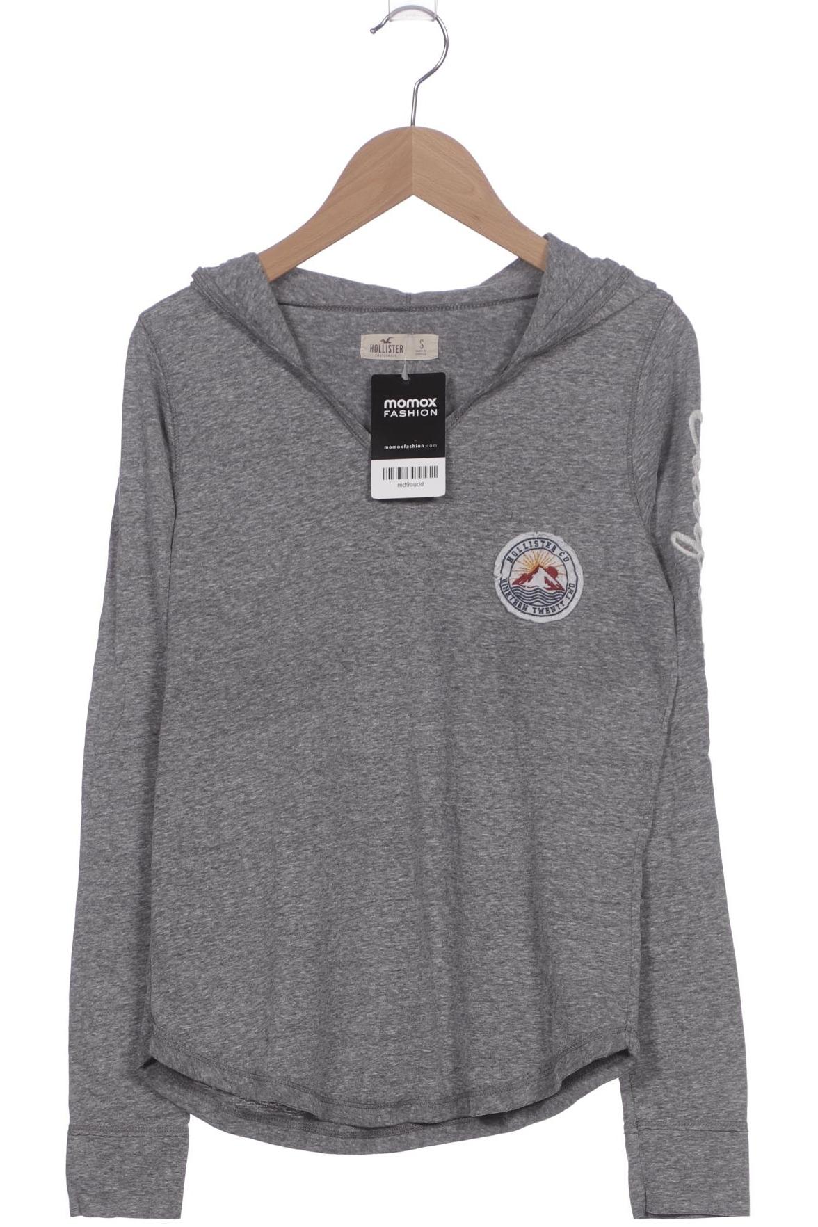 

Hollister Damen Langarmshirt, grau, Gr. 36
