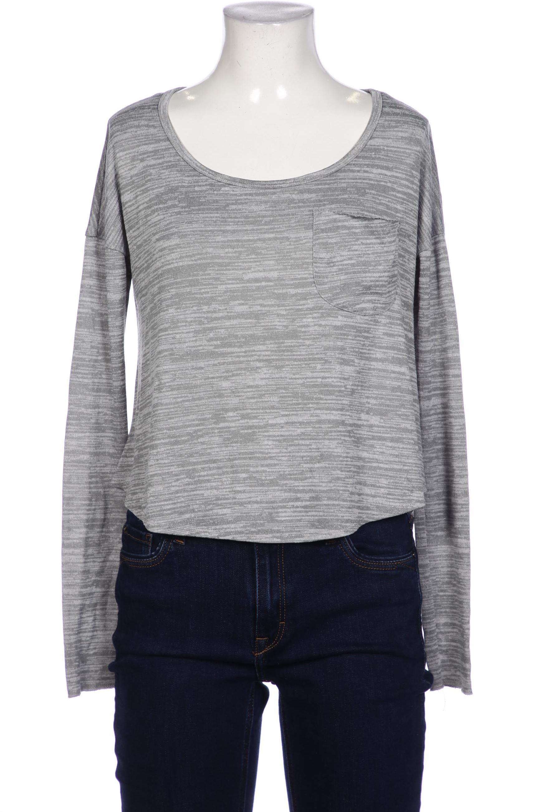 

Hollister Damen Langarmshirt, grau, Gr. 34