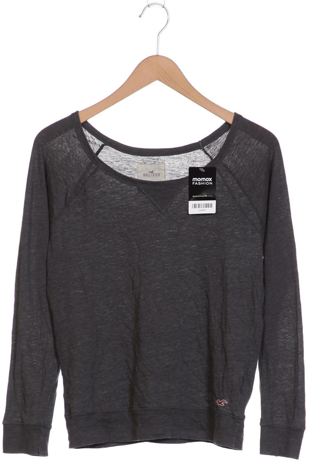 

Hollister Damen Langarmshirt, grau
