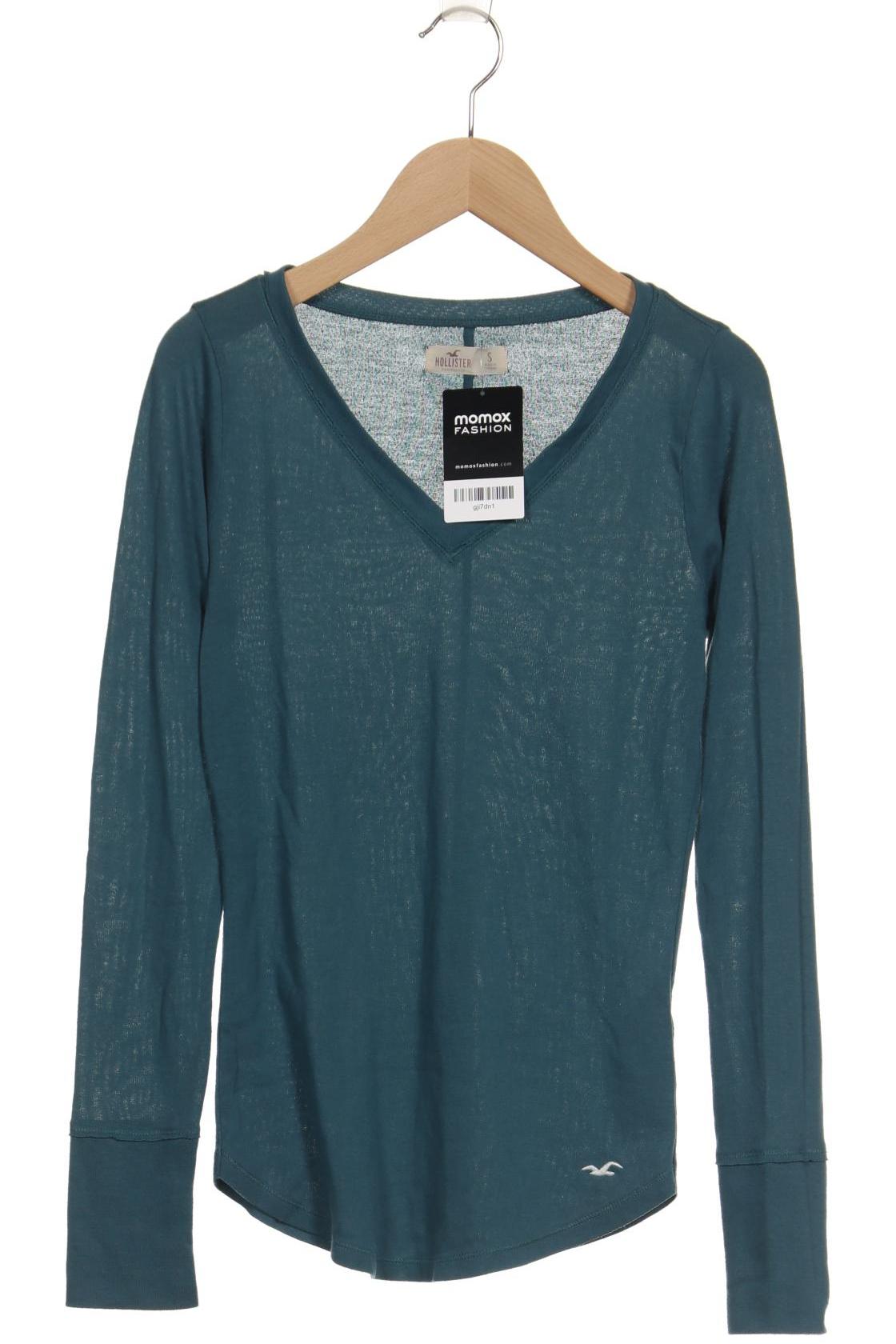 

Hollister Damen Langarmshirt, türkis, Gr. 36