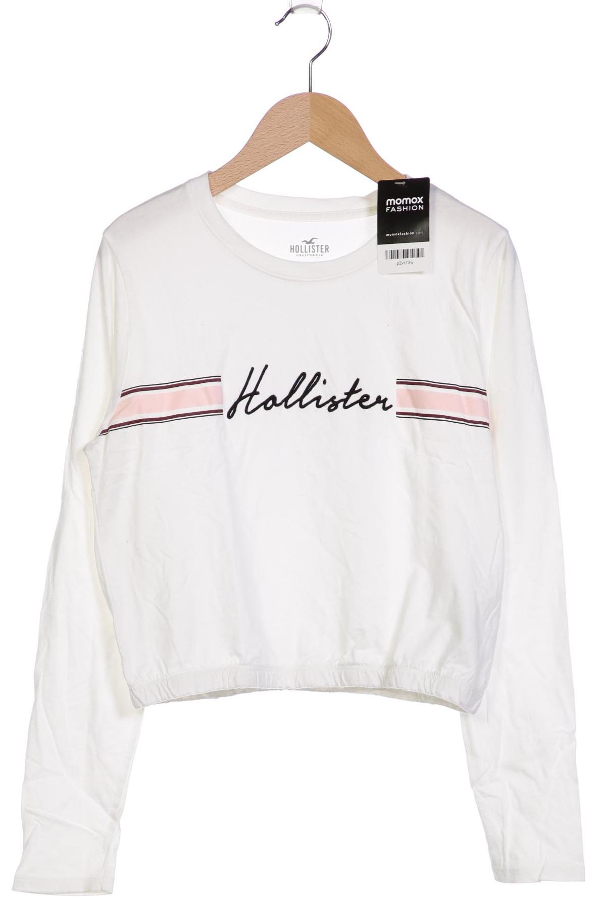 

Hollister Damen Langarmshirt, weiß, Gr. 36