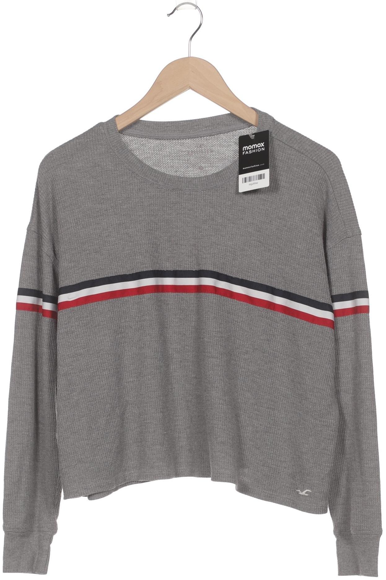 

Hollister Damen Langarmshirt, grau, Gr. 38