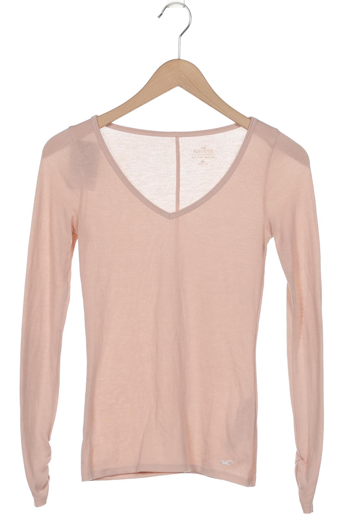 

Hollister Damen Langarmshirt, beige, Gr. 34