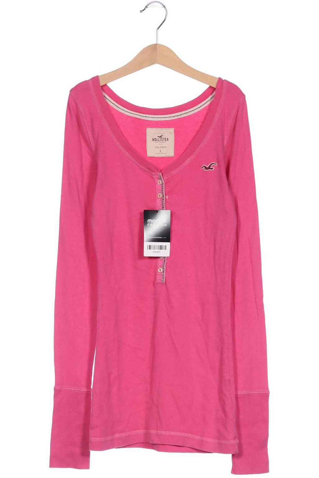 

Hollister Damen Langarmshirt, pink, Gr. 36
