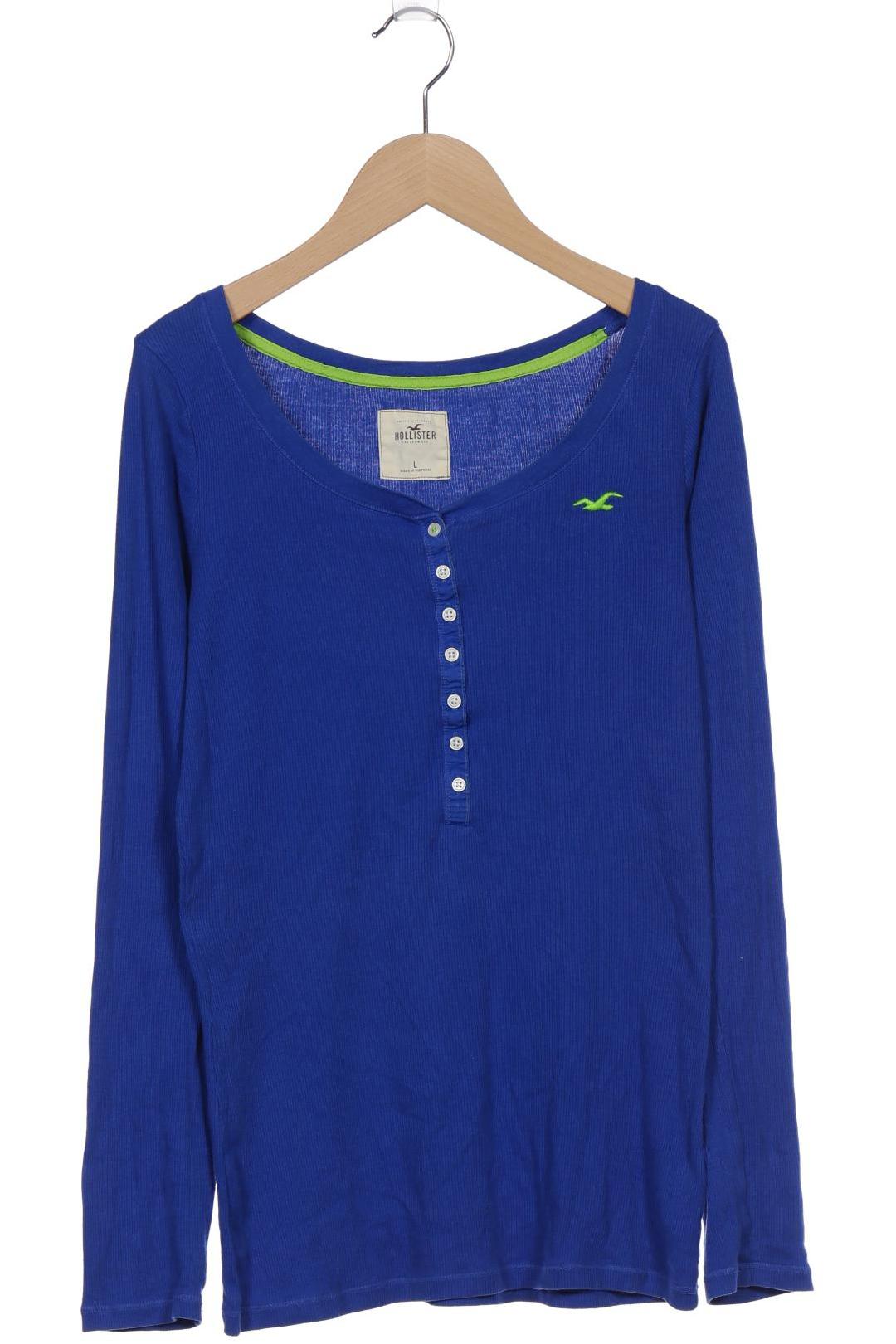 

Hollister Damen Langarmshirt, blau