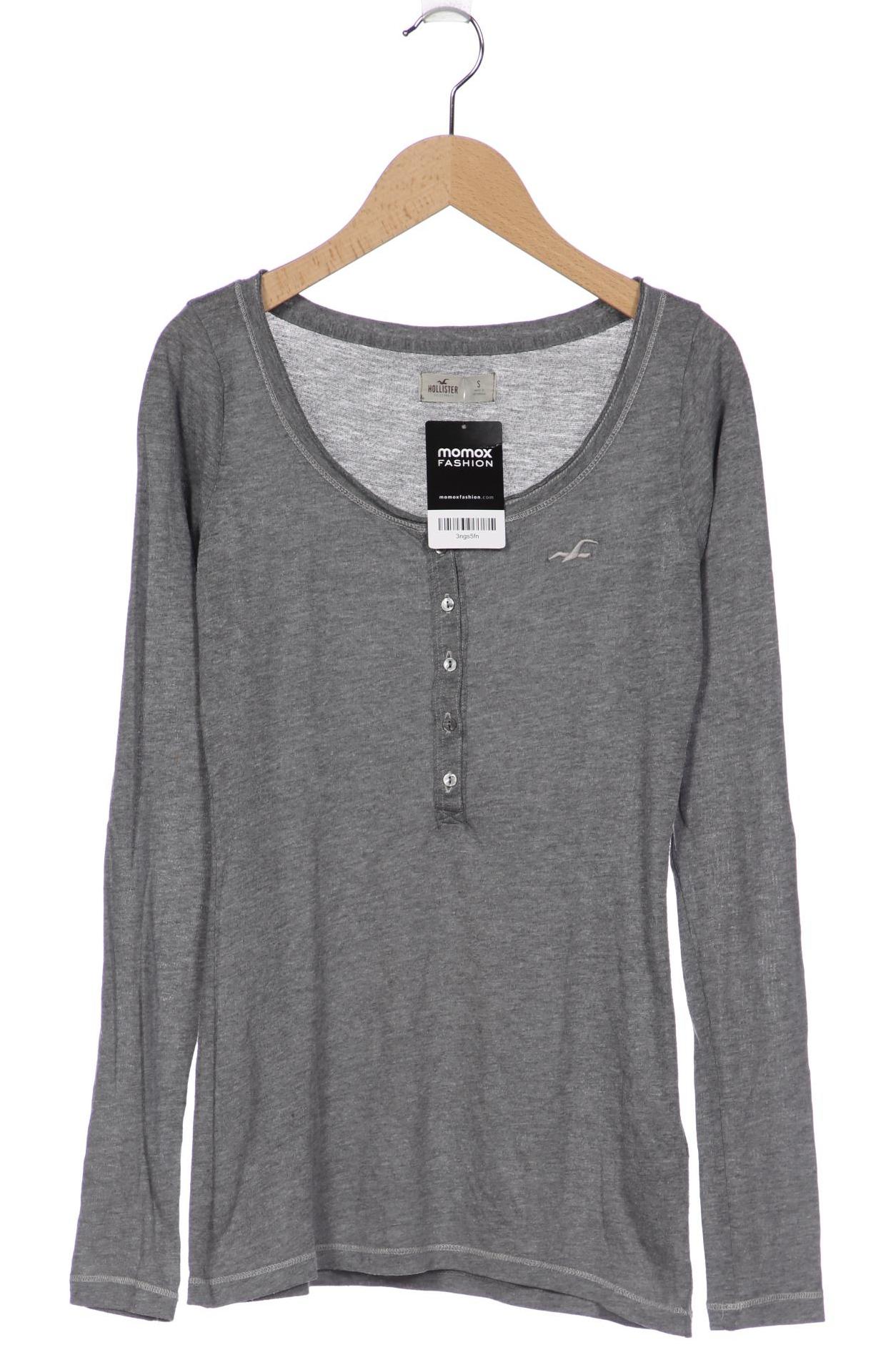 

Hollister Damen Langarmshirt, grau