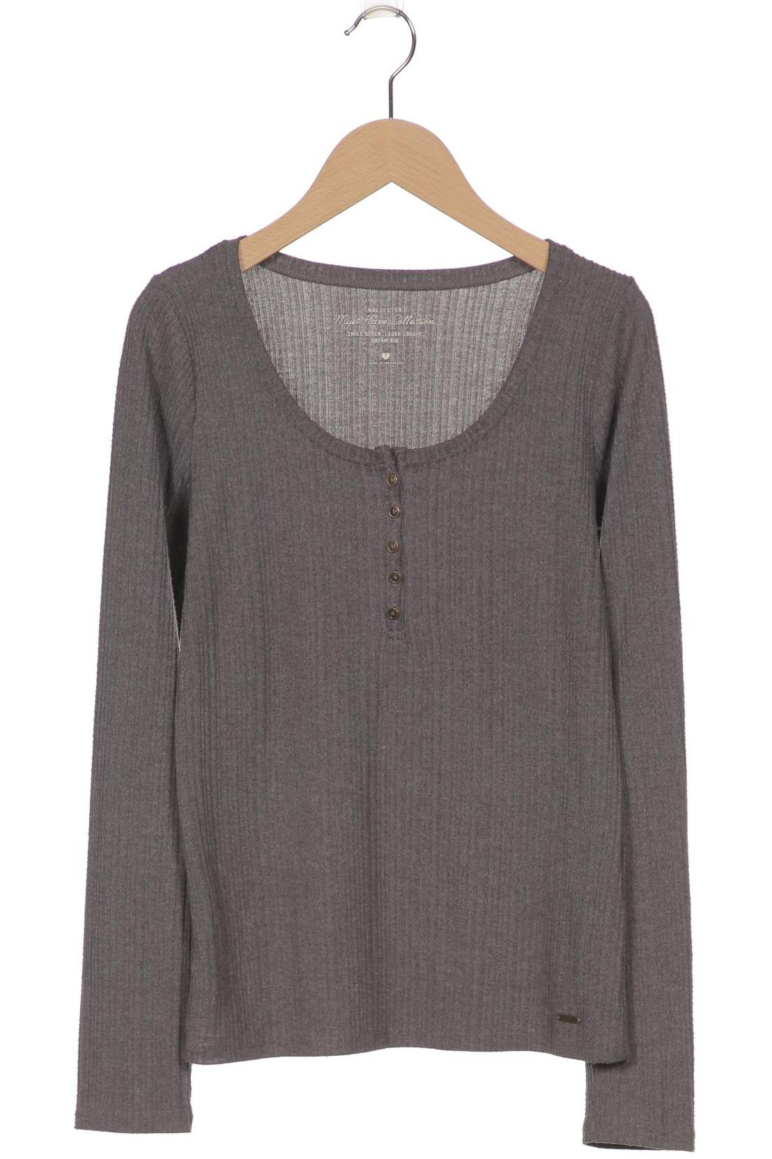 

Hollister Damen Langarmshirt, grau