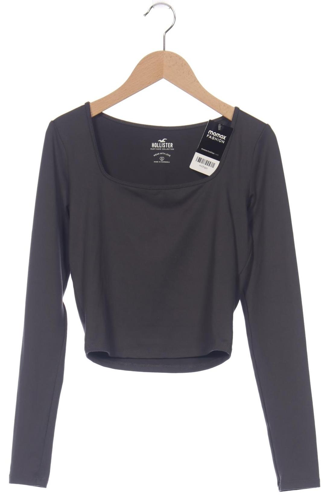 

Hollister Damen Langarmshirt, grau, Gr. 36