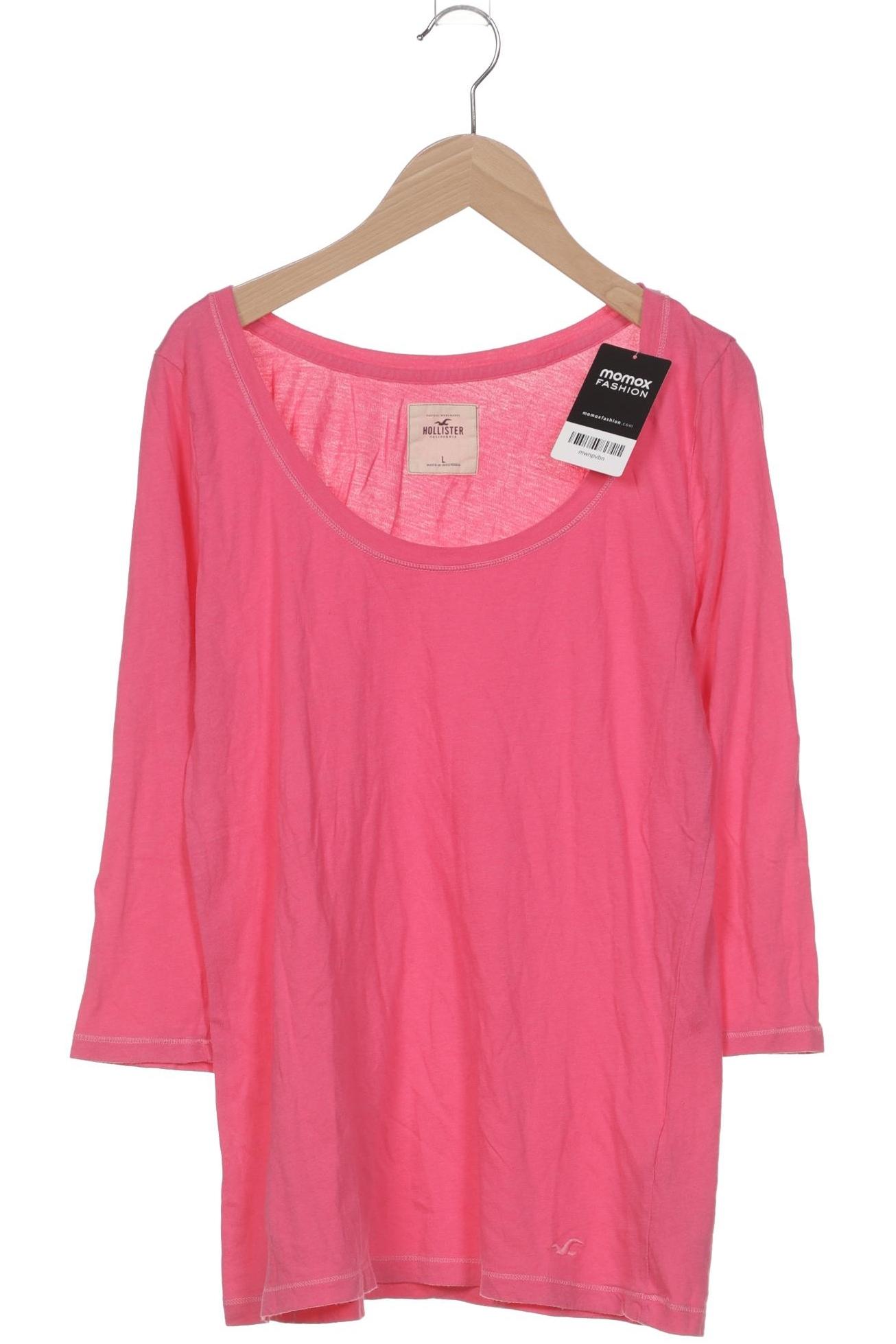 

Hollister Damen Langarmshirt, pink, Gr. 42
