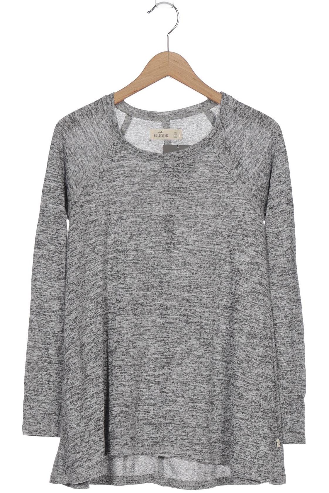 

Hollister Damen Langarmshirt, grau