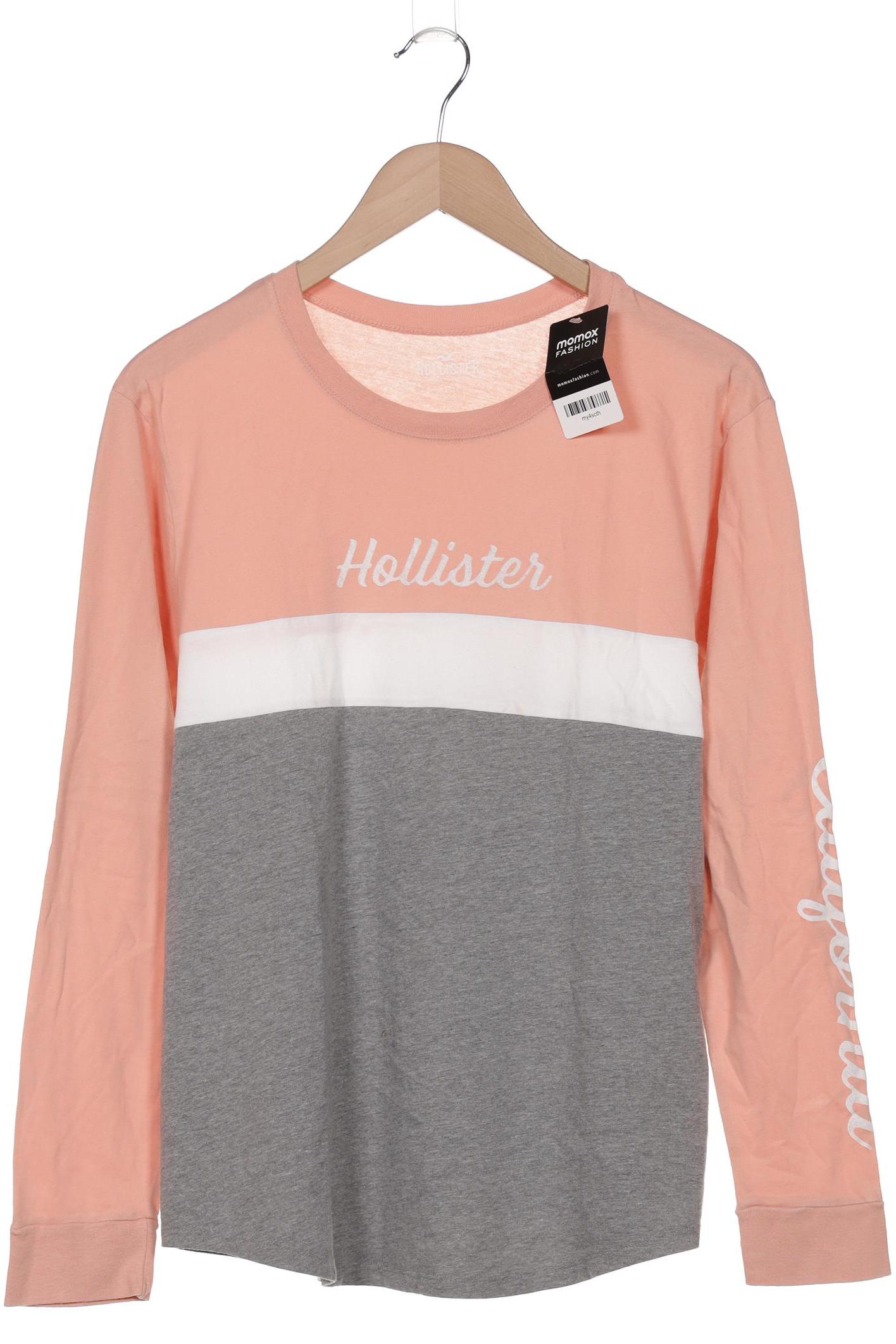 

Hollister Damen Langarmshirt, grau, Gr. 38