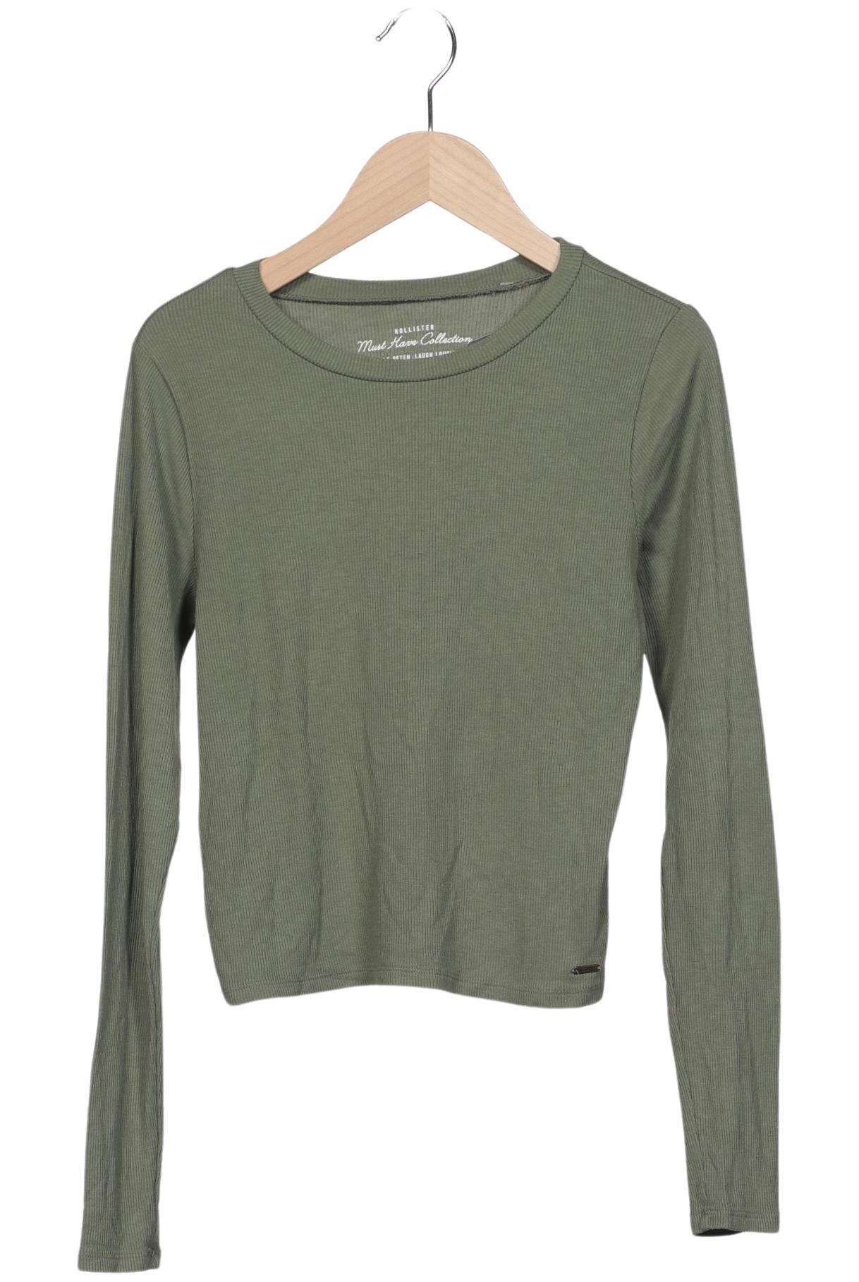 

Hollister Damen Langarmshirt, grün, Gr. 36