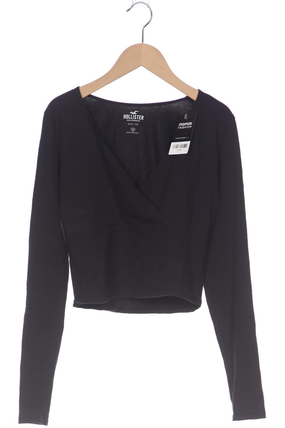 

Hollister Damen Langarmshirt, schwarz, Gr. 38