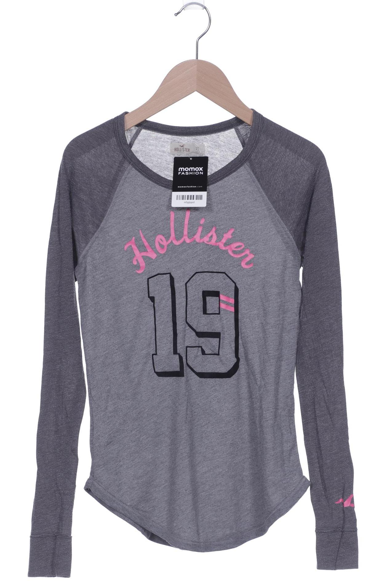 

Hollister Damen Langarmshirt, grau