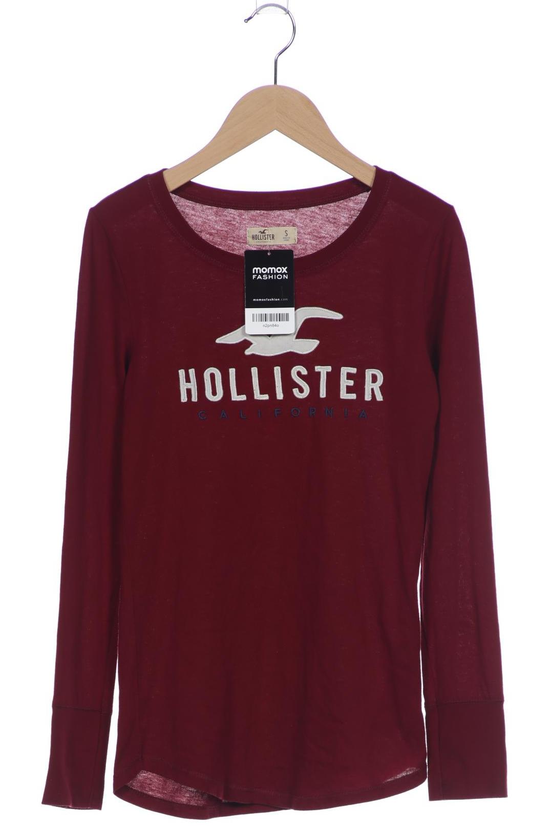 

Hollister Damen Langarmshirt, bordeaux, Gr. 36