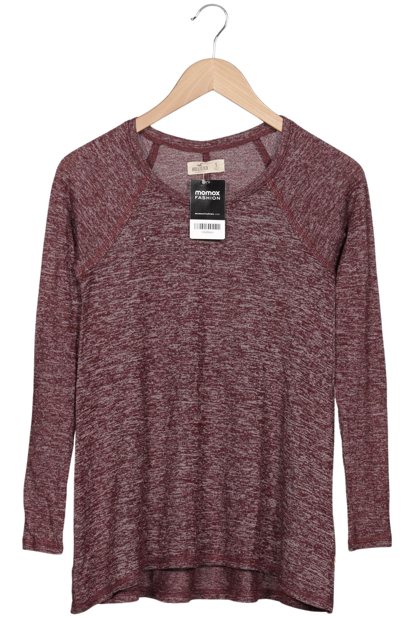 

Hollister Damen Langarmshirt, bordeaux, Gr. 36