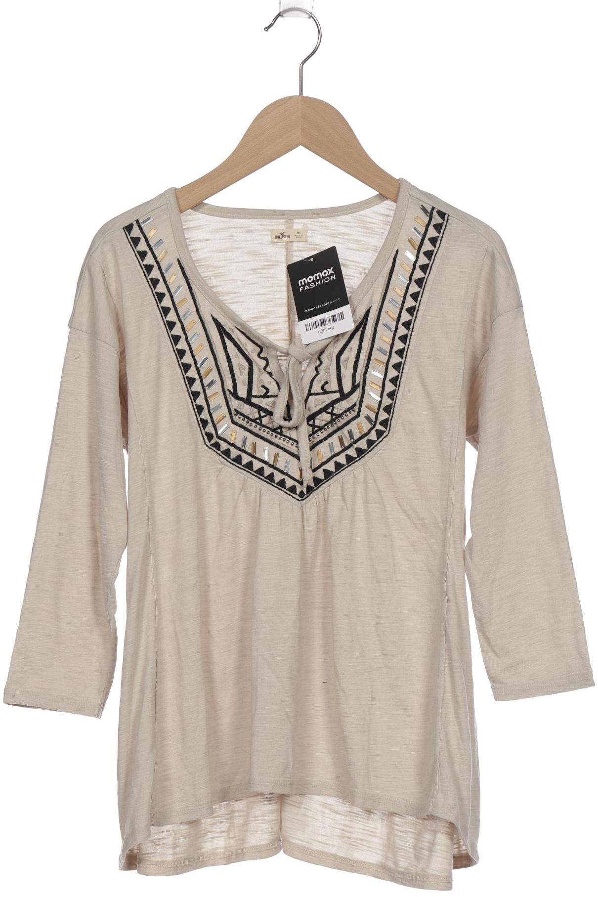 

Hollister Damen Langarmshirt, beige, Gr. 38