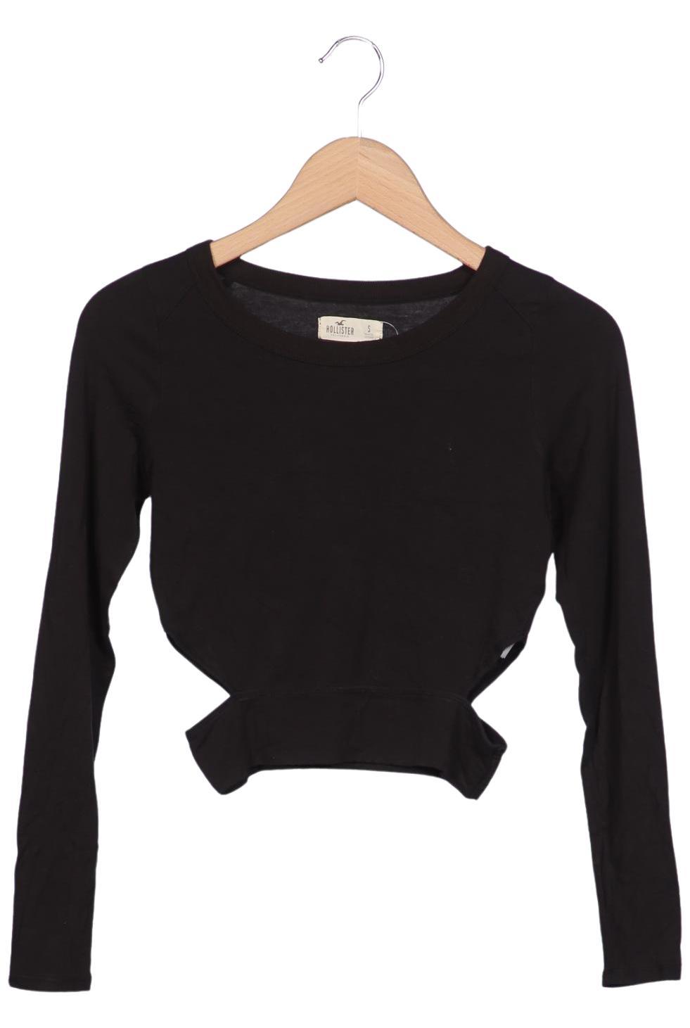 

Hollister Damen Langarmshirt, schwarz, Gr. 36