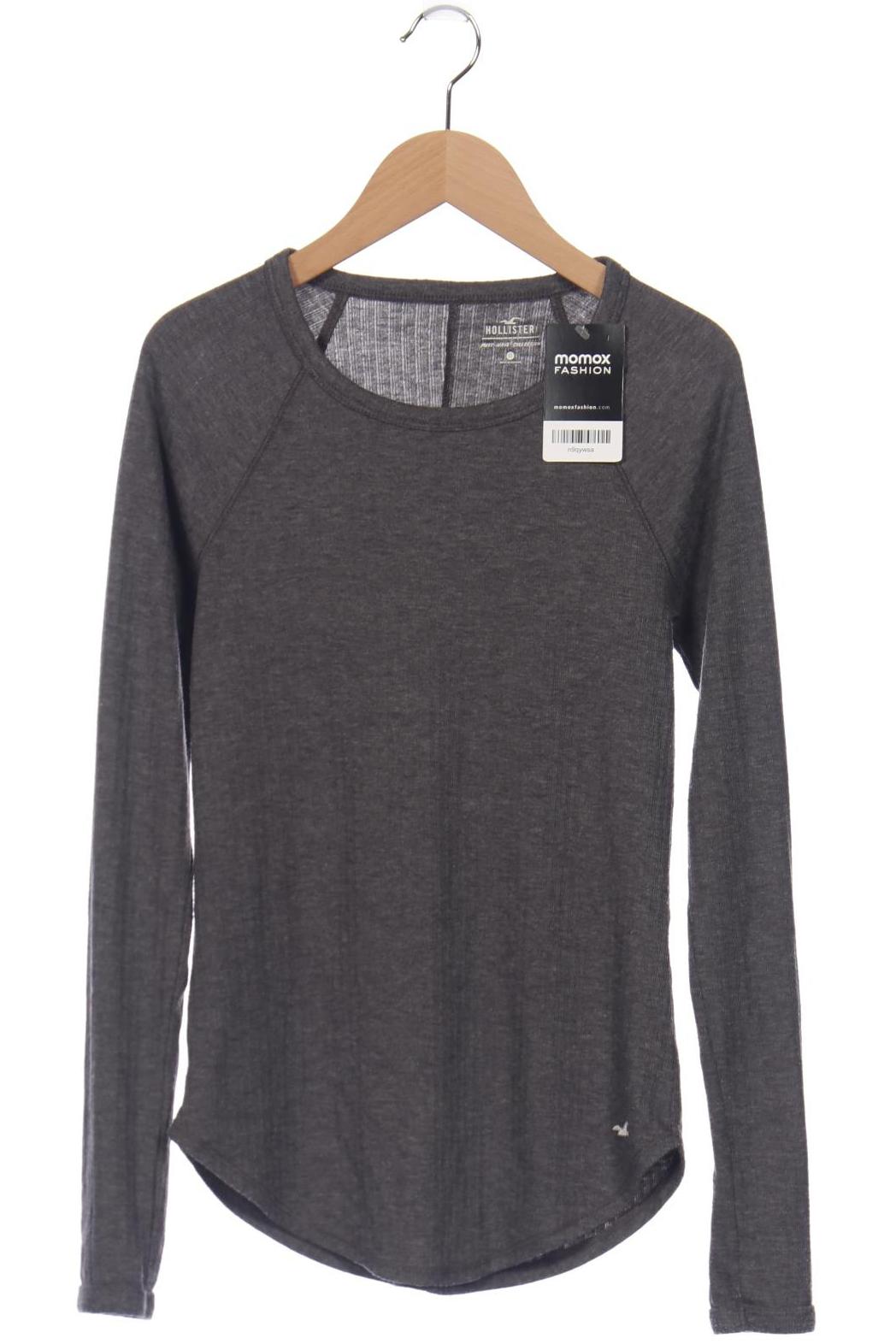 

Hollister Damen Langarmshirt, grau