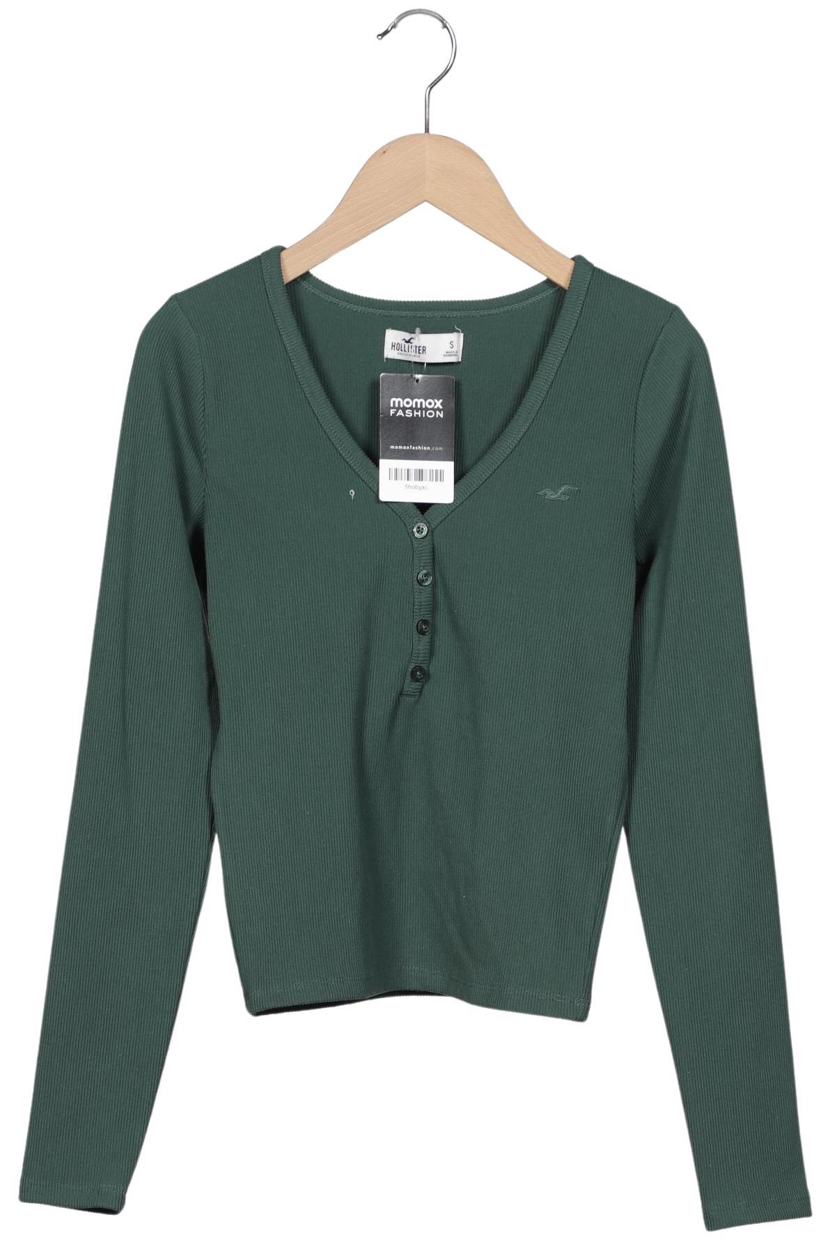 

Hollister Damen Langarmshirt, grün, Gr. 36
