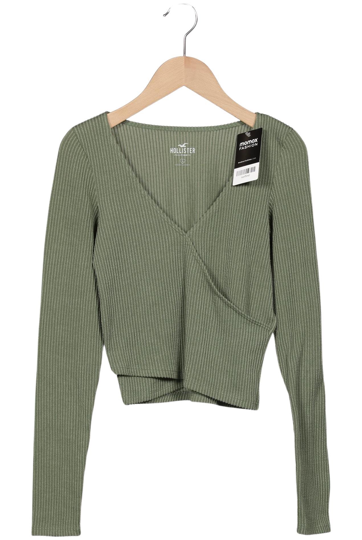 

Hollister Damen Langarmshirt, grün, Gr. 36