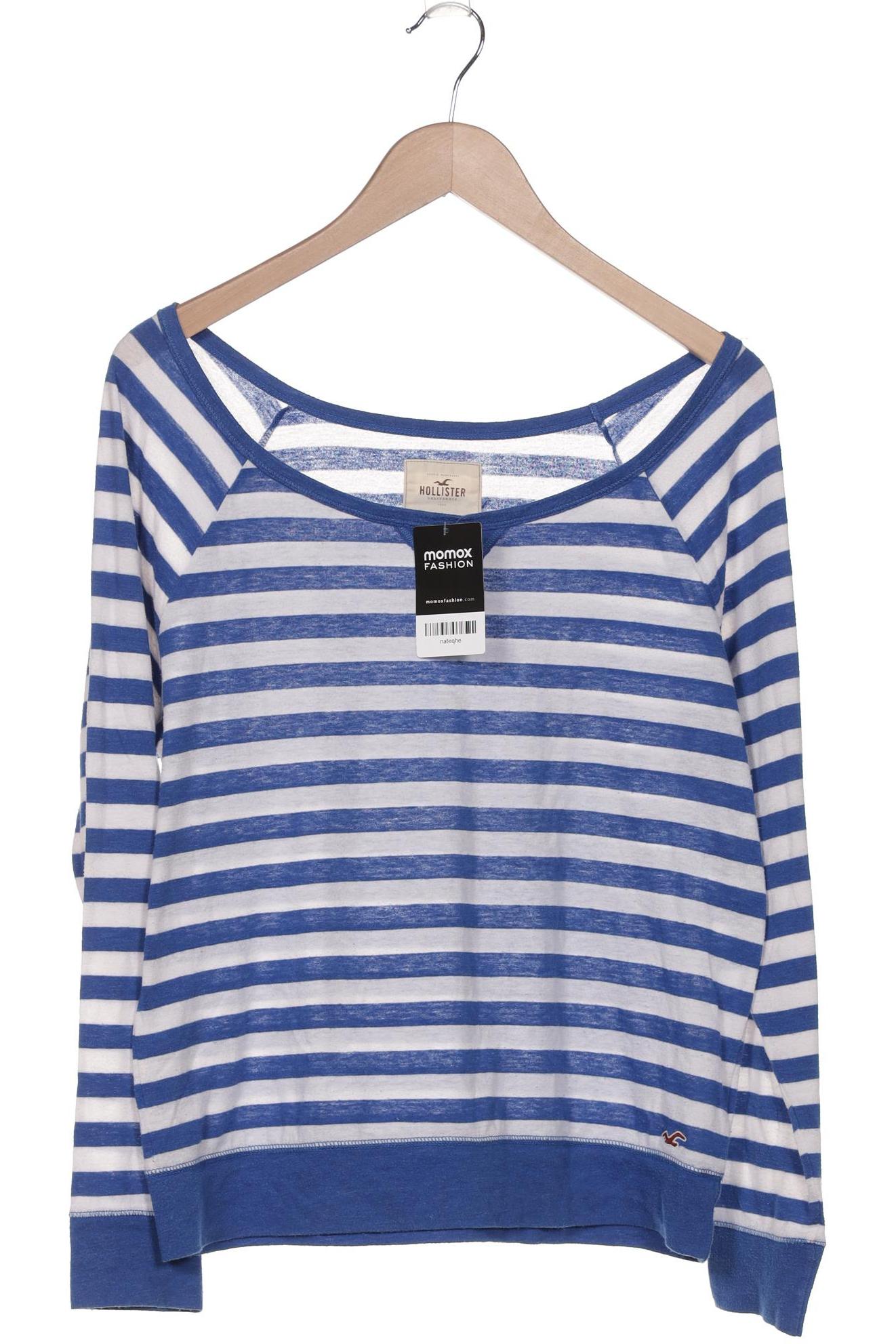 

Hollister Damen Langarmshirt, blau, Gr. 42