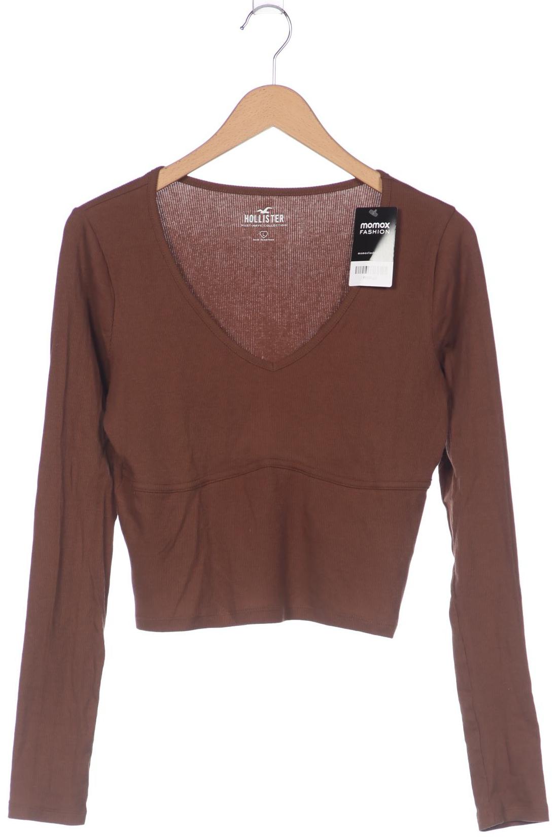 

Hollister Damen Langarmshirt, braun, Gr. 42