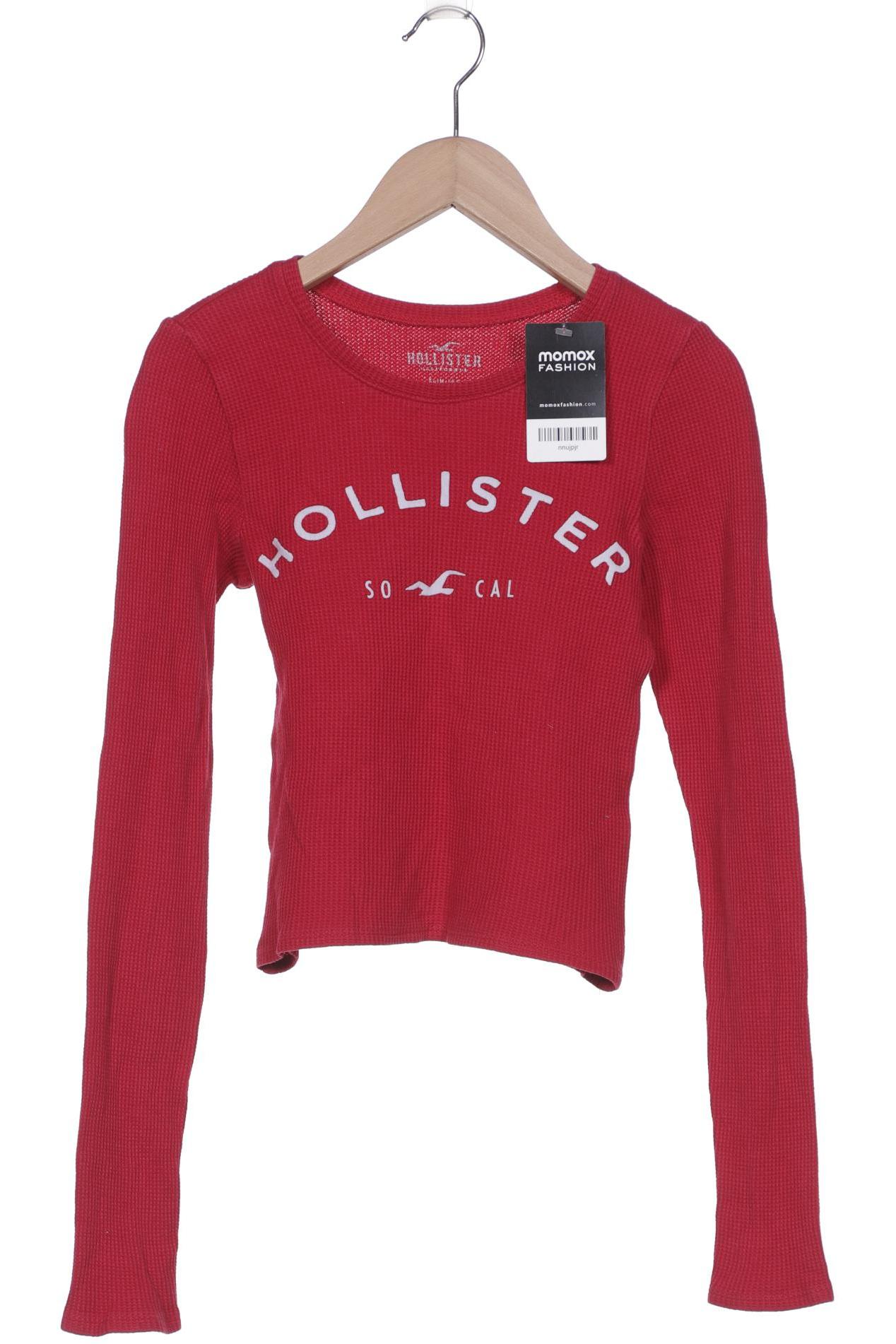 

Hollister Damen Langarmshirt, pink, Gr. 34