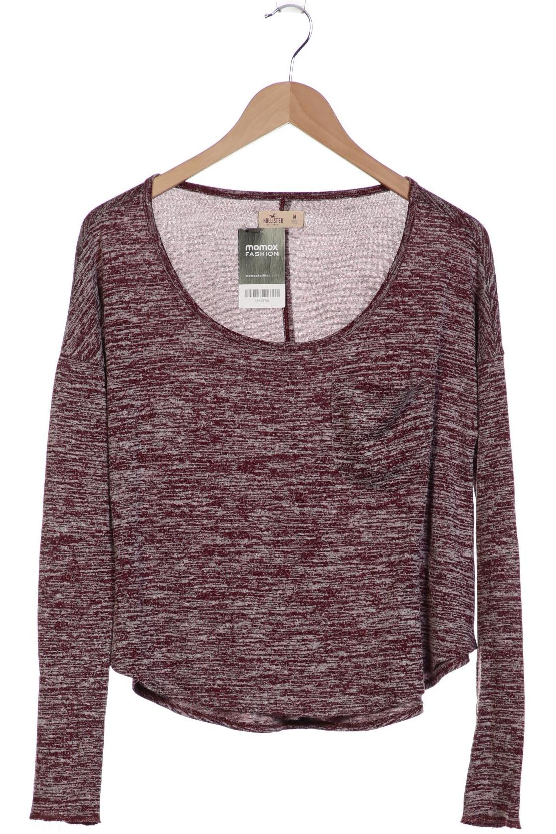 

Hollister Damen Langarmshirt, bordeaux, Gr. 38