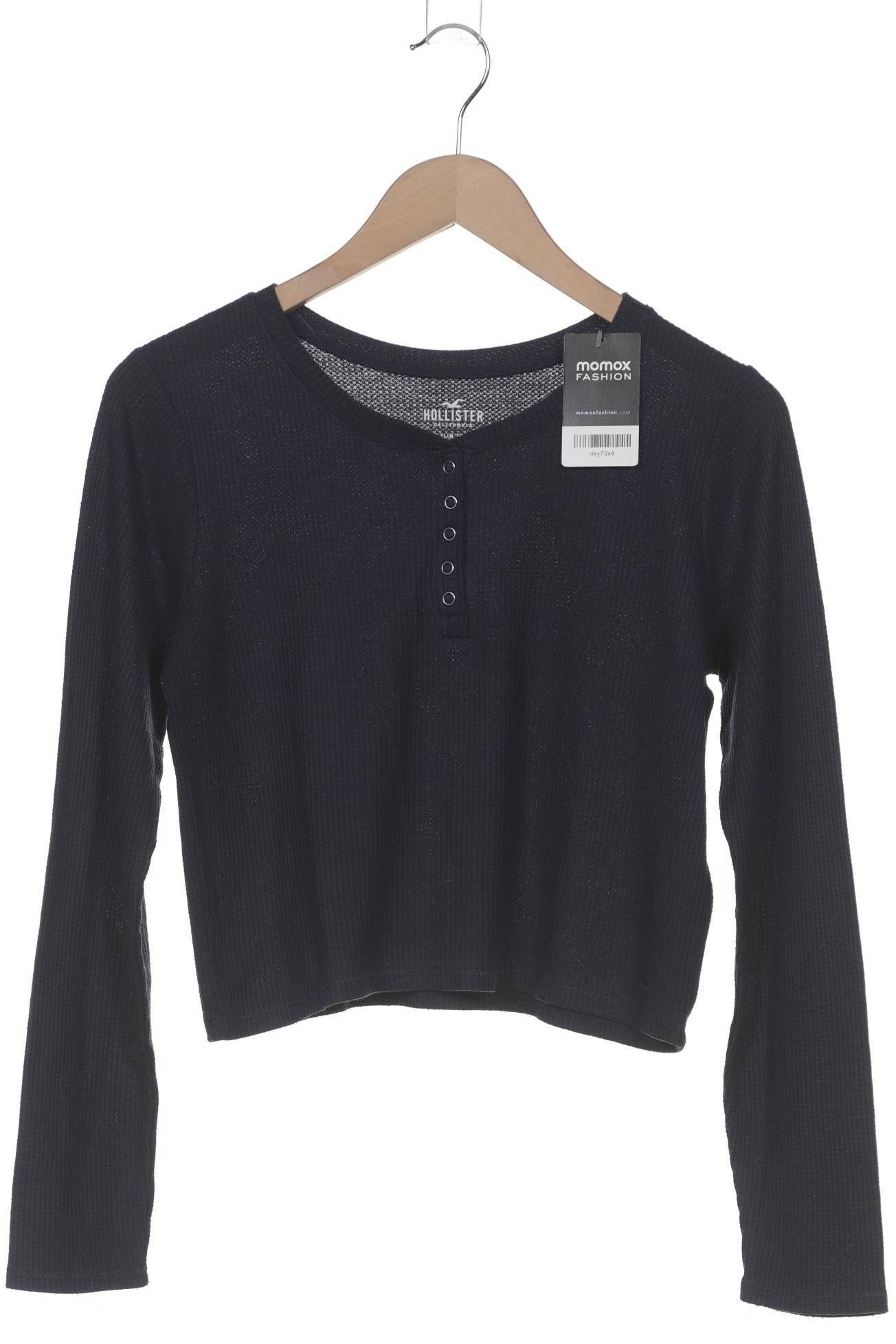 

Hollister Damen Langarmshirt, marineblau, Gr. 38