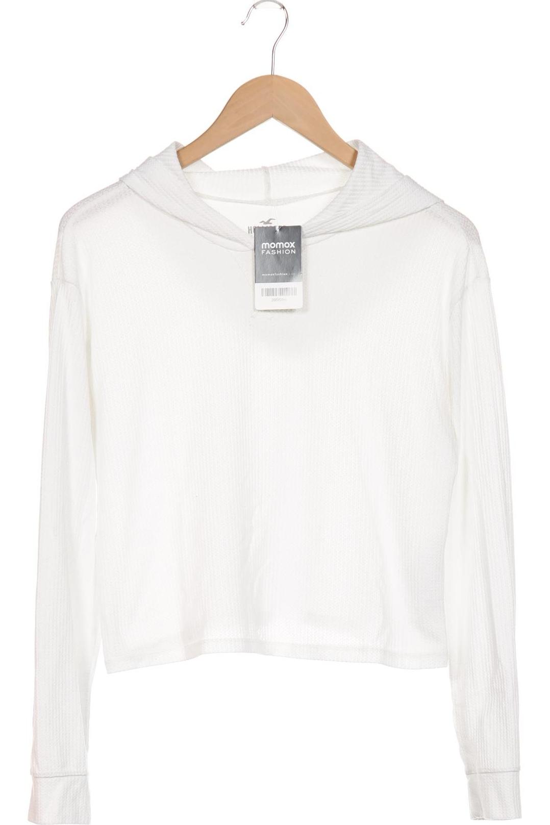 

Hollister Damen Langarmshirt, weiß, Gr. 36